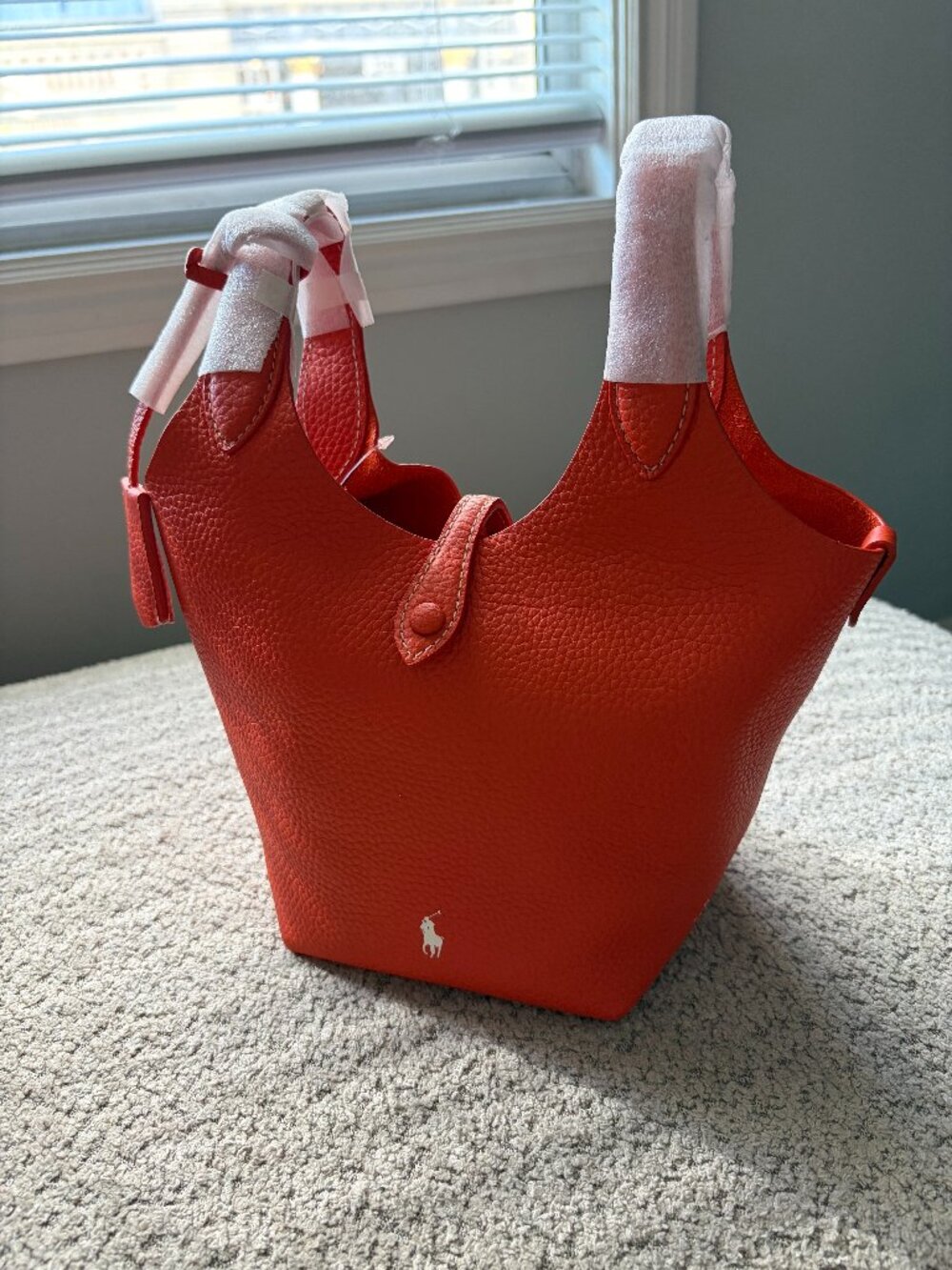 Polo Ralph Lauren Polo Play Leather Small Tote & Crossbody
